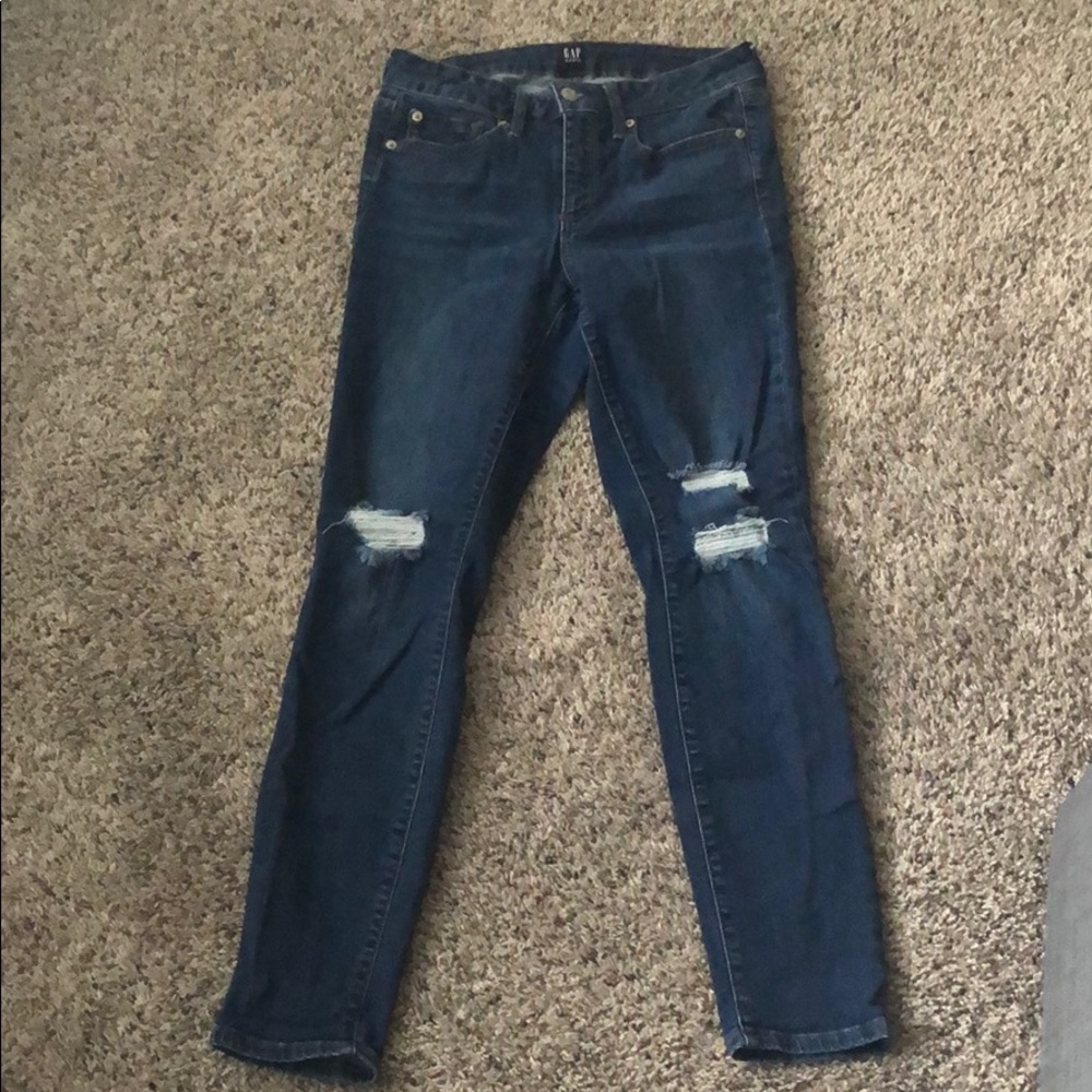 Gap Curvy True Skinny Jeans Size 28R